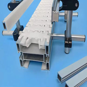 Nhà máy trực tiếp băng tải một phần băng tải phụ kiện bên hướng dẫn nhựa mô-đun vành đai nhựa phẳng hàng đầu chuỗi vành đai Hệ thống băng tải - Product Image 4