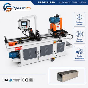 Scie circulaire MC-350CNC, machine de découpe de tuyaux entièrement automatique CNC avec arrêt automatique pour la détection de manque de matériau et de défauts - Product Image 1