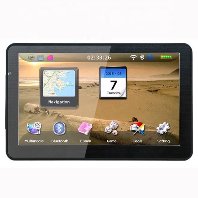 Phaeton 7 Inch WinCE 6.0 800x480 Car GPS Navigation LCD Touch Screen IGO Map 6.0 256MB+8GB Memory Radio Tuner Photo Viewer