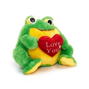 <span class=keywords><strong>Rana</strong></span> Verde de peluche con corazón rojo, divertida <span class=keywords><strong>rana</strong></span> de San Valentín - Product Image 5