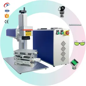 ZHONG CAN Fiber Laser Marking Machine for Ring Jewelry Animal ear tag 20W 30W 50W