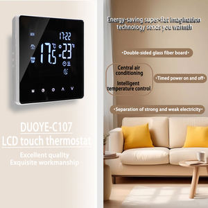 Thermostat de chauffage au sol intelligent Tuya WiFi pour radiateurs électriques avec commande vocale, <span class=keywords><strong>compatible</strong></span> avec <span class=keywords><strong>Google</strong></span> <span class=keywords><strong>Home</strong></span> - Product Image 3