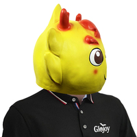 Masque de tête en latex Dragon Boy pour fête d'Halloween, jeu de rôle, accessoire de mascarade, enfants et adultes, personnalisable