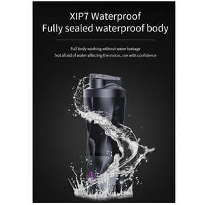 Mixeurs personnels portables de voyage pour les smoothies et les milkshakes, presse-agrumes, gobelet rechargeable par USB avec 6 lames et couvercle - Product Image 6