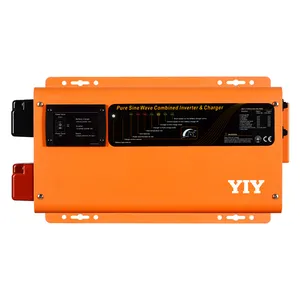Yiy 12V 24V 48V Zuivere Sinus Lage Frequentie 1000W 3000W 5000W Invertor Enkele fase Zonne-energie Omvormer Lader