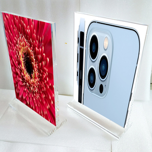 Chất Lượng Tốt A4 Kích Thước Giấy Acrylic Hiển Thị Đứng Acrylic Đăng Chủ Brochure Điện Thoại Di Động Hình Ảnh Hiển Thị Chủ - Product Image 2