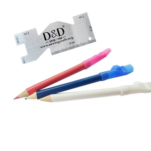 Ensemble de crayons à marquer les tissus solubles dans l'eau avec pinceau pour la <span class=keywords><strong>couture</strong></span>, la confection de vêtements et le patchwork - Product Image 6