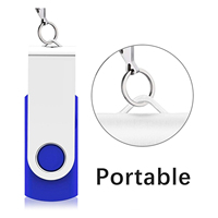 Logo personnalisé Clé USB 2.0 3.0 Clé USB 1G 2G 4G 8G 16G 32G 64G 128 Go Clé USB pivotante Souvenirs Clé USB Clé USB