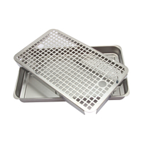 Plateau de récupération des gouttes en acier inoxydable 304, poli électrolytique, détachable, 30cm/40cm/50cm/60cm/80cm, accessoires de bar, 10 pièces, écologique