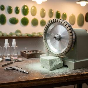 Meule diamantée OEM pour polissage de bijoux, meule abrasive à liant résineux, conception personnalisée à dents pleines et grand diamètre - Product Image 1