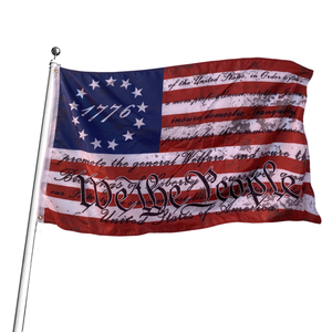 Bandiera Personalizzata Betsy Ross 3x5ft con 13 Stelle e Strisce Rosse e Bianche, Stemma <span class=keywords><strong>degli</strong></span> <span class=keywords><strong>Stati</strong></span> Uniti - Product Image 4