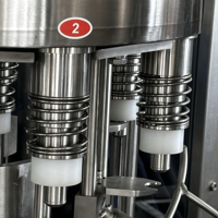 Machine de remplissage d'eau automatique CGF8-8-3 3000BPH, ligne de production d'embouteillage compacte 3-en-1 monobloc pour petite usine d'eau