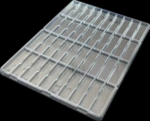 Bandeja de blíster de inserción de plástico rectangular personalizada para componentes de hardware electrónico para embalaje de productos electrónicos de consumo - Product Image 1