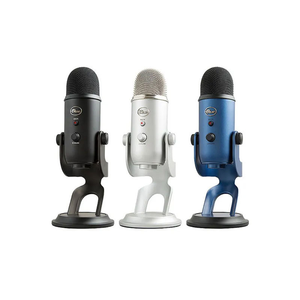 Micrófono de Condensador USB Profesional - <span class=keywords><strong>Blue</strong></span> <span class=keywords><strong>Yeti</strong></span> con Tarjeta de Sonido Interna para Transmisión, Podcast y Grabación en Estudio - Product Image 1