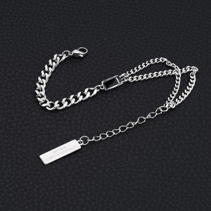 2026 New Simple Popular Design Double Layered <b>Chain</b> Bracelet <b>Titanium</b> Steel Women's Bracelets Wholesale Jewelry For Gift - Product Image 1