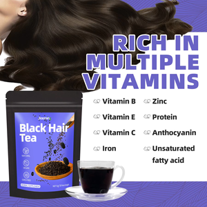 OEM ODM Listo para Enviar Bolsitas de Té Herbal Negro Natural Mezcla de Sésamo Negro, Arroz, Frijol y Goji Favorece la Salud del Cabello 20 Bolsitas - Product Image 2
