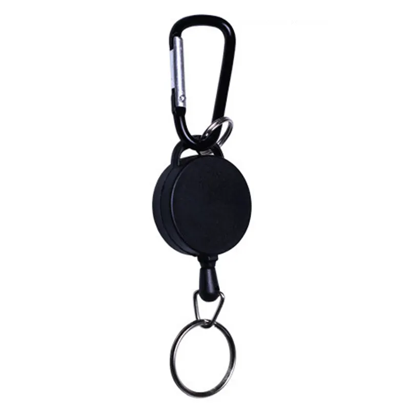 Multi Functional Bottle Holder Custom Carabiner Retractable Keychain ID Badge Reel Outdoor Sport NWCSNZ390