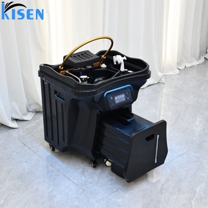 Kisen <b>Portable</b> Mobile Water Circulation Shampoo Machine Black Fumigation Head Spa Therapy Equipment For Thai Massage Shampoo <b>Bed</b> - Product Image 2