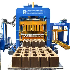 Máquina de fabricación de bloques de enclavamiento de prensa hidráulica automática, para línea de producción de bloques de hormigón, máquina de bloques de hueco, número de unidad de impresión, número de unidad