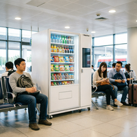 Distributeur automatique intelligent de boissons et de snacks avec surveillance à distance