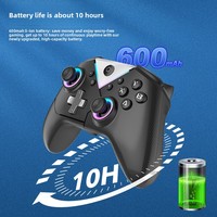 Manette de jeu sans fil de haute qualité pour Switch avec boutons arrière étendus et éclairage RGB pour Switch