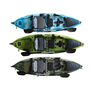 Une personne de 9.5 pieds, pédale sur les lacs et les rivières, <span class=keywords><strong>Kayak</strong></span> de pêche, canoë/<span class=keywords><strong>kayak</strong></span> assis sur le dessus - Product Image 2