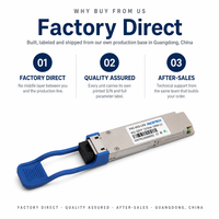 Transceiver optique 40G QSFP+ LR4 20KM CWDM DDM SM LC 1290 1310nm compatible avec les débits de données QDR DDR Infiniband