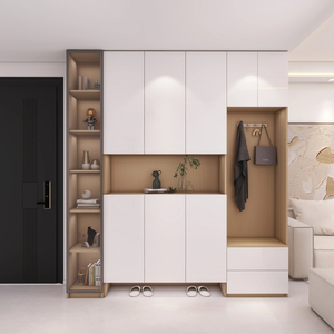Meuble à chaussures moderne sur mesure grande capacité pour les entrées des maisons avec design gain de place - Product Image 2