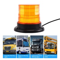 Luz de Advertencia LED Universal para Techo, Magnética, para Vehículos de Ingeniería, Carretillas Elevadoras, Emergencias, 12V 7W 520Lm, Alto Brillo