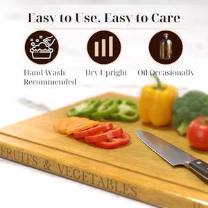 Ensemble de planches à découper avec support en bois - Planches à découper de cuisine en bois ressemblant à des livres, ensemble cadeau de planches à découper - Product Image 3