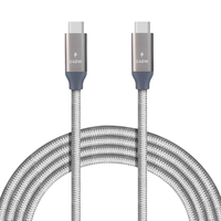 Kabel Data Pengisian Cepat 5A 240W Tipe-C Berlapis Tembaga Murni Baru Grosir, Pelindung Kepang, Selubung PVC untuk Penggunaan Kamera iPhone 17 16 15
