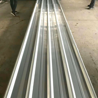 Tôle Ibr de 0,5 mm, tôle galvanisée de 0,5 mm, tôle ondulée de 0,5 mm d'épaisseur, longue portée, revêtue de couleur, prix de la tôle de toiture