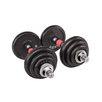 Ensemble d'haltères réglables en fonte robuste, directement de l'usine, 20 kg, 30 kg, 50 kg, plaques de poids multifonctionnelles pour l'entraînement de force