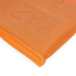 Sac en plastique noir avec poignée, imprimé en couleur, logo découpé, message de remerciement, pour t-shirts, vente en gros, personnalisé, 2023 - Product Image 5