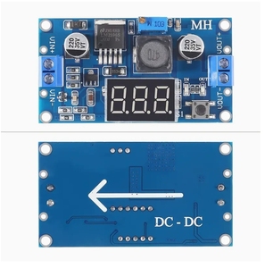 LM2596 DC-DC โมดูลลดแรงดันไฟฟ้าแบบปรับได้พร้อมจอแสดงผลดิจิตอลเครื่องวัดแรงดันไฟฟ้า LM2596S แหล่งจ่ายไฟที่เสถียร 5A - Product Image 5