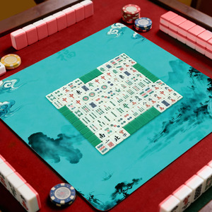 <span class=keywords><strong>Tapis</strong></span> <span class=keywords><strong>de</strong></span> Mahjong 80x80cm en Gros, Base en Caoutchouc Naturel Antidérapante, <span class=keywords><strong>Tapis</strong></span> <span class=keywords><strong>de</strong></span> Jeu Silencieux Personnalisé <span class=keywords><strong>pour</strong></span> Jeux <span class=keywords><strong>de</strong></span> <span class=keywords><strong>Cartes</strong></span> - Product Image 1