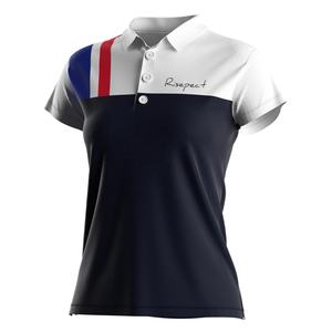 Polo de Golf para Mujer, Manga Corta, Diseño Color Block, Secado Rápido, Ropa Deportiva Ligera de Poliéster, Top Deportivo para Campo - Product Image 1