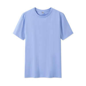 批发夏季凉爽弹力不变形纯色短袖单肩宽松奥迪尔女式t恤 - Product Image 3