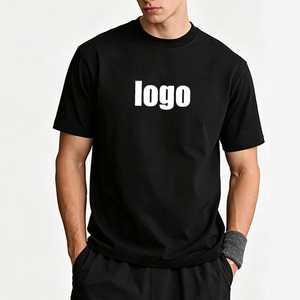 เสื้อยืดคุณภาพสูง 300gsm แบบกำหนดเองสำหรับผู้ชาย เสื้อยืดแขนสั้นเรียบง่ายสบายๆ พิมพ์ลายเสื้อยืดขายส่ง เสื้อยืดสั่งทำพร้อมโลโก้ - Product Image 3