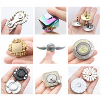 En stock, jouets de roulette en métal, fidget spinner, longue durée de rotation, jouets anti-stress, fidget spinners anti-anxiété pour adultes