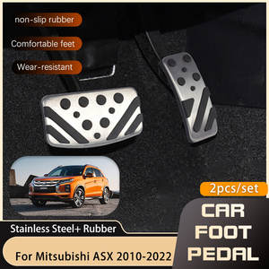 Pedales de coche antideslizantes para Mitsubishi ASX RVR Outlander Sport Peugeot 4008 <span class=keywords><strong>Citroen</strong></span> <span class=keywords><strong>C4</strong></span> <span class=keywords><strong>Aircross</strong></span> 2010 ~ <span class=keywords><strong>2022</strong></span> - Product Image 4
