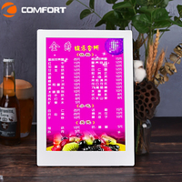 Couverture de menu de restaurant en cuir, couverture de menu de restaurant de publicité de Offre Spéciale