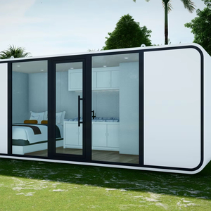 Prefab Modular Apple Cabin <span class=keywords><strong>Suite</strong></span> para Glamping Hotel | Solución de Casa contenedor personalizada - Product Image 1