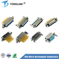 TT Micro prise rectangulaire OEM/ODM J30J 9 15 21 25 31 37 51 66 74 100 broches connecteur électrique cuivre Contact matériel PC