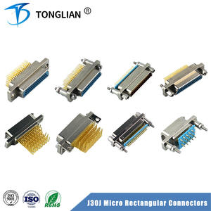 TT Micro hình chữ nhật cắm ổ cắm OEM/ODM j30j 9 15 21 25 <span class=keywords><strong>31</strong></span> 37 51 66 74 100 <span class=keywords><strong>Pin</strong></span> điện nối đồng liên hệ với vật liệu PC - Product Image 3