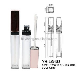 Emballage cosmétique carré OEM en gros, tubes à rouge à lèvres en plastique de 7,5 ml, contenants vides pour teinture à lèvres, logo personnalisé, bouchon à vis - Product Image 6