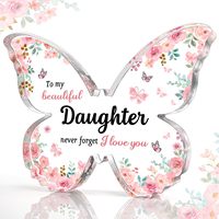 Vente en gros de blocs acryliques personnalisés, ornement de table d'affichage de bureau de cadeau souvenir de professeur de style ange pour cadeau de Thanksgiving
