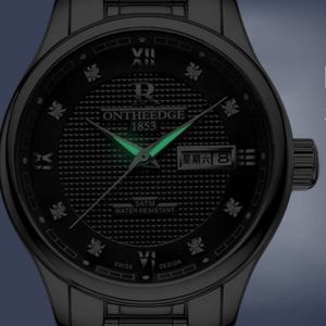 <span class=keywords><strong>Reloj</strong></span> de cuarzo de acero inoxidable de lujo para <span class=keywords><strong>hombre</strong></span>, <span class=keywords><strong>reloj</strong></span> de pulsera grande impermeable de 20mm, diseño Simple, caja de aleación para estudiantes, puntero de Material - Product Image 3