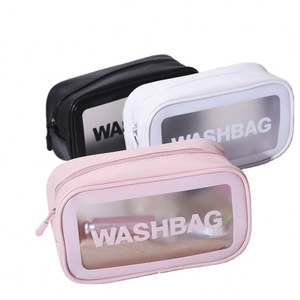 Bolsa de lavado de bolsos personalizada, organizador de mármol impermeable, bolsa de cosméticos, organizadores de maquillaje - Product Image 1