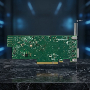 Tarjeta Controladora Broadcom PCIe 4.0 X8, Interfaz de 8 Puertos Internos/Externos, 24G SAS4116W, Tercera Generación, <span class=keywords><strong>IOC</strong></span> 9600-8i8e NVMe - Product Image 1